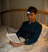 EL8 headlamp night reading
